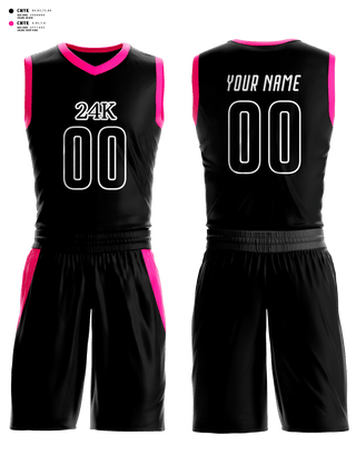 Basketball Uniform, 24k, Men's Basketball, Teamtime, Team time, sublimation, custom sports apparel, team uniforms, spirit wear, spiritwear, sports uniforms, custom shirts, team store, custom team store, fundraiser sports, apparel fundraiser