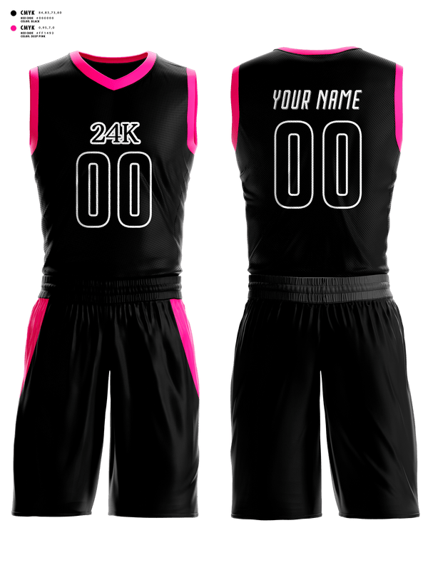 Basketball Uniform, 24k, Men's Basketball, Teamtime, Team time, sublimation, custom sports apparel, team uniforms, spirit wear, spiritwear, sports uniforms, custom shirts, team store, custom team store, fundraiser sports, apparel fundraiser