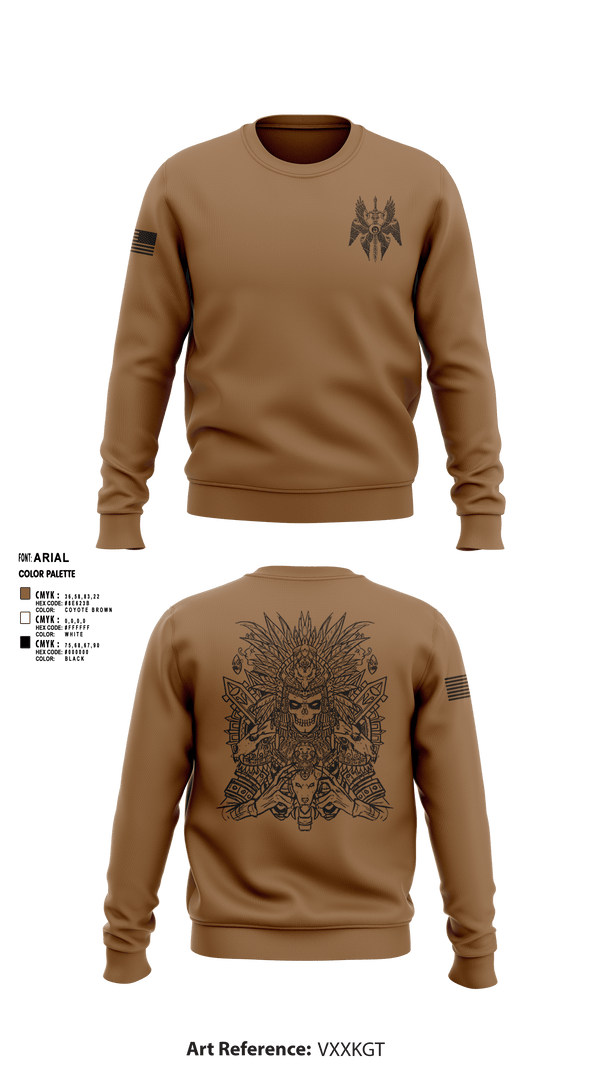 Crew Neck Sweatshirt, Wardogs, Army, Teamtime, Team time, sublimation, custom sports apparel, team uniforms, spirit wear, spiritwear, sports uniforms, custom shirts, team store, custom team store, fundraiser sports, apparel fundraiser
