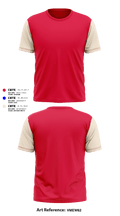 Clinton Cardinals 48625086 Short Sleeve Performance Shirt - 1