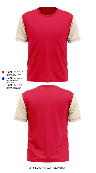 Short Sleeve Performance Shirt, Clinton Cardinals, Track & Field, Teamtime, Team time, sublimation, custom sports apparel, team uniforms, spirit wear, spiritwear, sports uniforms, custom shirts, team store, custom team store, fundraiser sports, apparel fundraiser