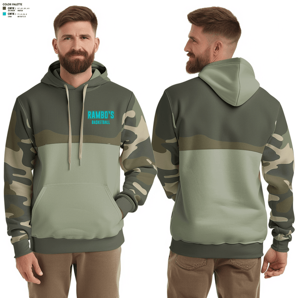 Hoodie, Rambo’s, Men's Basketball, Teamtime, Team time, sublimation, custom sports apparel, team uniforms, spirit wear, spiritwear, sports uniforms, custom shirts, team store, custom team store, fundraiser sports, apparel fundraiser