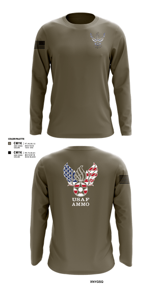 Long Sleeve Performance Shirt, 7th Munitions Sq, Air Force, Teamtime, Team time, sublimation, custom sports apparel, team uniforms, spirit wear, spiritwear, sports uniforms, custom shirts, team store, custom team store, fundraiser sports, apparel fundraiser