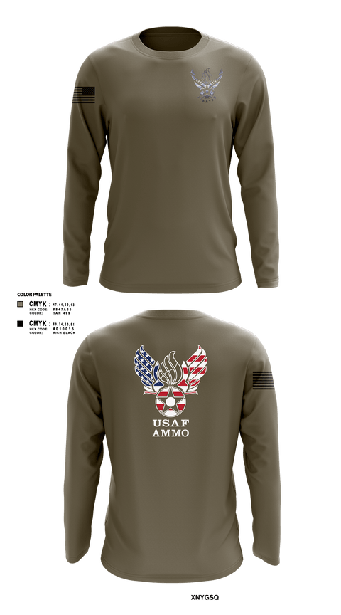 Long Sleeve Performance Shirt, 7th Munitions Sq, Air Force, Teamtime, Team time, sublimation, custom sports apparel, team uniforms, spirit wear, spiritwear, sports uniforms, custom shirts, team store, custom team store, fundraiser sports, apparel fundraiser