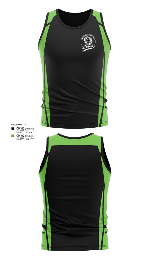 Tank Top, Charlotte lab lions, Men's Soccer, Teamtime, Team time, sublimation, custom sports apparel, team uniforms, spirit wear, spiritwear, sports uniforms, custom shirts, team store, custom team store, fundraiser sports, apparel fundraiser