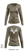 SWR-TX-403 2239493 Women's Long Sleeve V-neck Shirt - 52