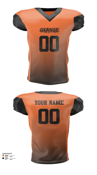 Football Jersey, Orange, Baseball, Teamtime, Team time, sublimation, custom sports apparel, team uniforms, spirit wear, spiritwear, sports uniforms, custom shirts, team store, custom team store, fundraiser sports, apparel fundraiser