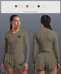 TFW S6 7101474 Women's Long Sleeve V-neck Shirt - 2