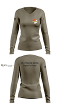 Co D 199TH BSB RECON 1334677 Women's Long Sleeve V-neck Shirt - 6