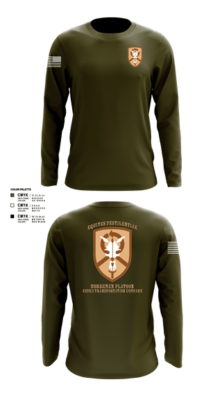 Long Sleeve Performance Shirt, 1st Platoon, 423 TC1st Platoon, 423 TC, , Teamtime, Team time, sublimation, custom sports apparel, team uniforms, spirit wear, spiritwear, sports uniforms, custom shirts, team store, custom team store, fundraiser sports, apparel fundraiser