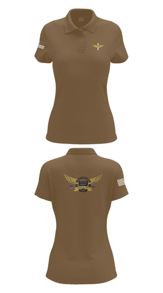 Women's Short Sleeve Performance Polo, Investigator, Army, Teamtime, Team time, sublimation, custom sports apparel, team uniforms, spirit wear, spiritwear, sports uniforms, custom shirts, team store, custom team store, fundraiser sports, apparel fundraiser