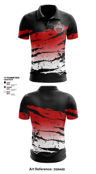 Short Sleeve Performance Polo, Springfield nightmares, Men's Basketball, Teamtime, Team time, sublimation, custom sports apparel, team uniforms, spirit wear, spiritwear, sports uniforms, custom shirts, team store, custom team store, fundraiser sports, apparel fundraiser