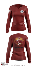 Fort Bliss DENTAC 45605501 Women's Long Sleeve V-neck Shirt - 23