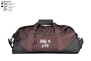 Duffle Bag, Ballislife, Men's Basketball, Teamtime, Team time, sublimation, custom sports apparel, team uniforms, spirit wear, spiritwear, sports uniforms, custom shirts, team store, custom team store, fundraiser sports, apparel fundraiser