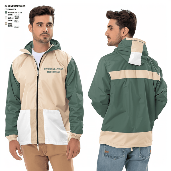 Windbreaker, Biting Baracudas, Men's Soccer, Teamtime, Team time, sublimation, custom sports apparel, team uniforms, spirit wear, spiritwear, sports uniforms, custom shirts, team store, custom team store, fundraiser sports, apparel fundraiser