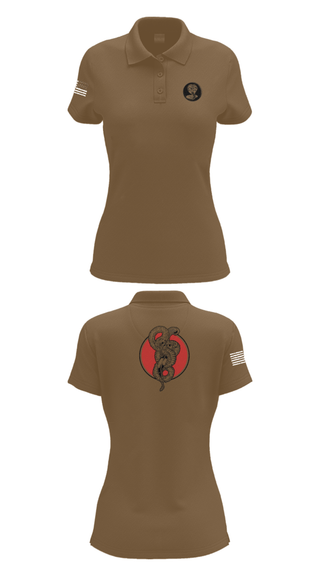 Women's Short Sleeve Performance Polo, Red WarriorsCobras, Army, Teamtime, Team time, sublimation, custom sports apparel, team uniforms, spirit wear, spiritwear, sports uniforms, custom shirts, team store, custom team store, fundraiser sports, apparel fundraiser
