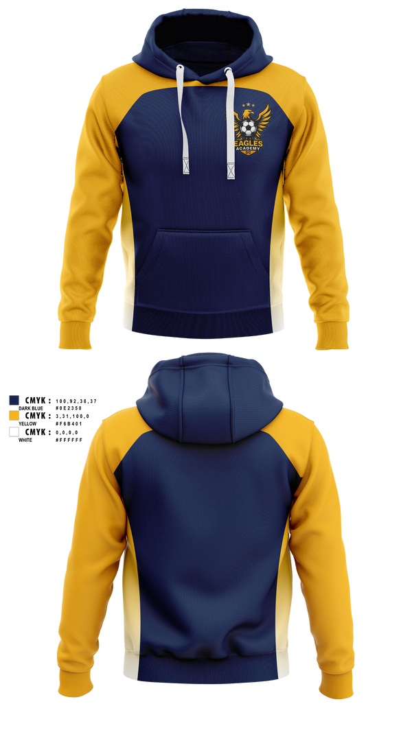 Hoodie, Eagles SC, Men's Soccer, Teamtime, Team time, sublimation, custom sports apparel, team uniforms, spirit wear, spiritwear, sports uniforms, custom shirts, team store, custom team store, fundraiser sports, apparel fundraiser