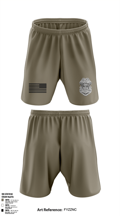 24th MP DET CID 97764501 Athletic Shorts With Pockets - 1