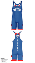 Greene Central Rams 3698079 Wrestling Singlet - 4