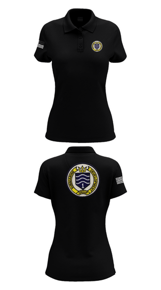 Women's Short Sleeve Performance Polo, SAT DIVERS, Navy, Teamtime, Team time, sublimation, custom sports apparel, team uniforms, spirit wear, spiritwear, sports uniforms, custom shirts, team store, custom team store, fundraiser sports, apparel fundraiser