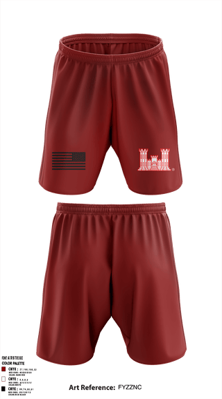 Athletic Shorts With Pockets, 689 EN CO, Army, Teamtime, Team time, sublimation, custom sports apparel, team uniforms, spirit wear, spiritwear, sports uniforms, custom shirts, team store, custom team store, fundraiser sports, apparel fundraiser