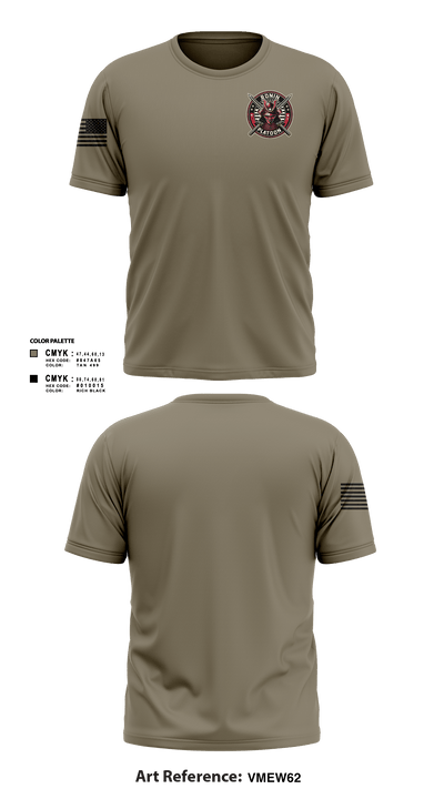 4/3 Cavalry Regiment 53713701 Short Sleeve Performance Shirt - 2
