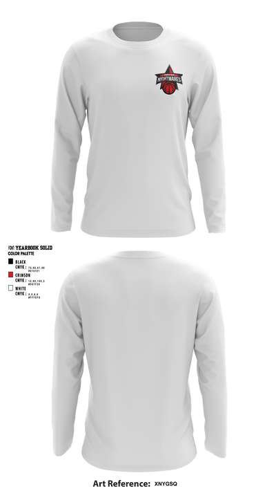 Springfield nightmares 58253168 Long Sleeve Performance Shirt - 5