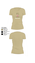 380th HVAC 14161864 Women's Short Sleeve V-neck Shirt - 84