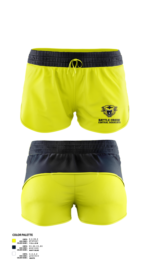 Track Shorts, Battle Creek Central Bearcats Flag Football, Track & Field, Teamtime, Team time, sublimation, custom sports apparel, team uniforms, spirit wear, spiritwear, sports uniforms, custom shirts, team store, custom team store, fundraiser sports, apparel fundraiser