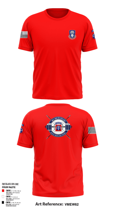 82nd ADSB H2F 64570500 Short Sleeve Performance Shirt - 4