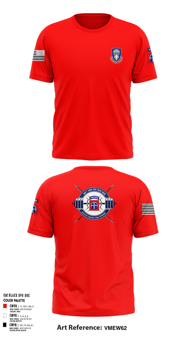 Short Sleeve Performance Shirt, 82nd ADSB H2F, Army, Teamtime, Team time, sublimation, custom sports apparel, team uniforms, spirit wear, spiritwear, sports uniforms, custom shirts, team store, custom team store, fundraiser sports, apparel fundraiser