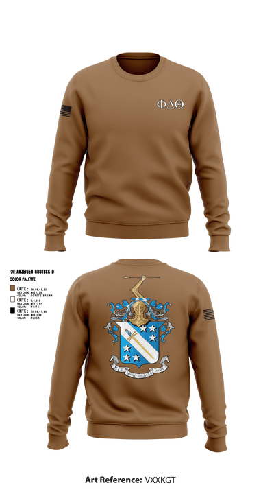 Phi Delta Theta 42794555 Crew Neck Sweatshirt - 2