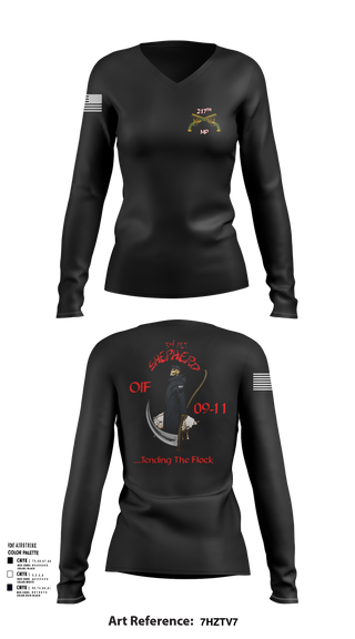 Women's Long Sleeve Vneck Shirt, , Army, Teamtime, Team time, sublimation, custom sports apparel, team uniforms, spirit wear, spiritwear, sports uniforms, custom shirts, team store, custom team store, fundraiser sports, apparel fundraiser