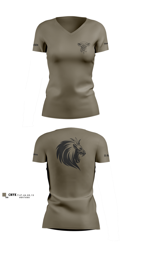 Women's Short Sleeve Vneck Shirt, U Pride, Army, Teamtime, Team time, sublimation, custom sports apparel, team uniforms, spirit wear, spiritwear, sports uniforms, custom shirts, team store, custom team store, fundraiser sports, apparel fundraiser