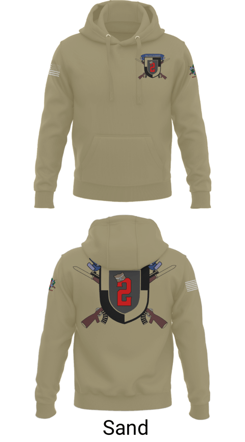 Hoodie, 2nd Battalion, Army, Teamtime, Team time, sublimation, custom sports apparel, team uniforms, spirit wear, spiritwear, sports uniforms, custom shirts, team store, custom team store, fundraiser sports, apparel fundraiser