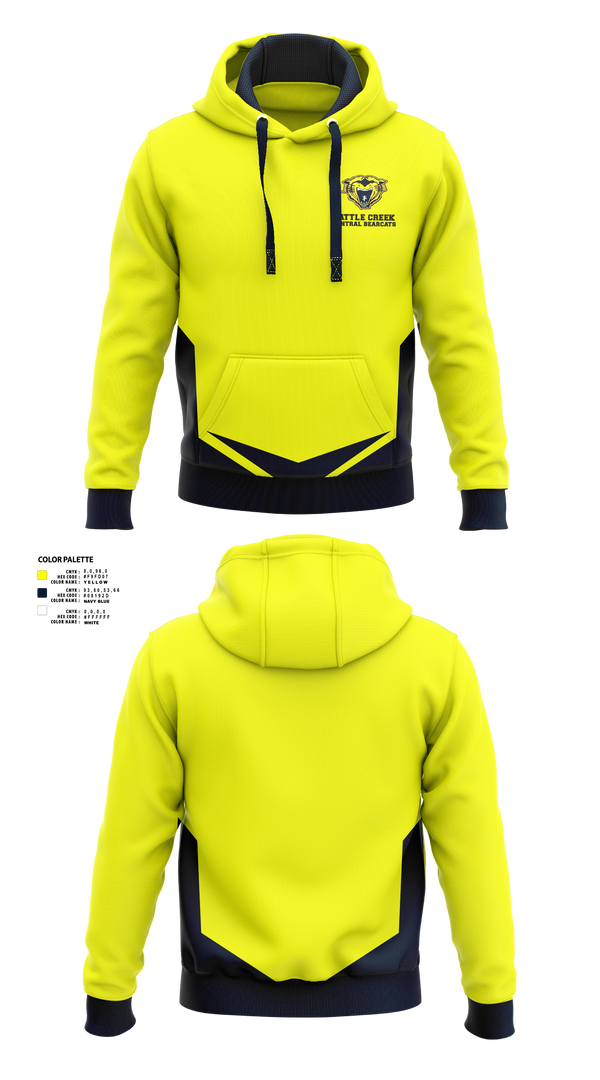 Hoodie, Battle Creek Central Bearcats Flag Football, Track & Field, Teamtime, Team time, sublimation, custom sports apparel, team uniforms, spirit wear, spiritwear, sports uniforms, custom shirts, team store, custom team store, fundraiser sports, apparel fundraiser