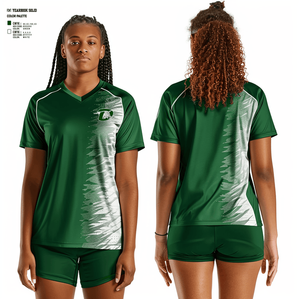Women's Short Sleeve Vneck Shirt, De Soto High School Volleyball, Women's Volleyball, Teamtime, Team time, sublimation, custom sports apparel, team uniforms, spirit wear, spiritwear, sports uniforms, custom shirts, team store, custom team store, fundraiser sports, apparel fundraiser