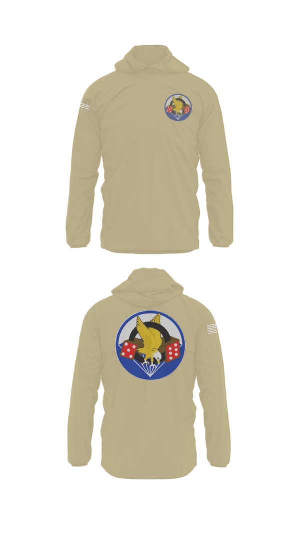 Windbreaker, 506th PIR, Army, Teamtime, Team time, sublimation, custom sports apparel, team uniforms, spirit wear, spiritwear, sports uniforms, custom shirts, team store, custom team store, fundraiser sports, apparel fundraiser
