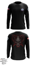 Delta Company 3-144th Infantry 77323460 Long Sleeve Performance Polo - 3