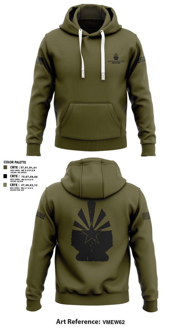 Hoodie, Greenside, , Teamtime, Team time, sublimation, custom sports apparel, team uniforms, spirit wear, spiritwear, sports uniforms, custom shirts, team store, custom team store, fundraiser sports, apparel fundraiser