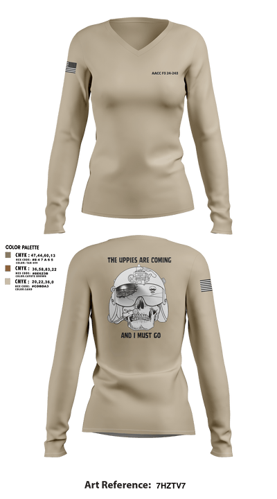 42D FRSDAACC 57813521 Women's Long Sleeve V-neck Shirt - 3