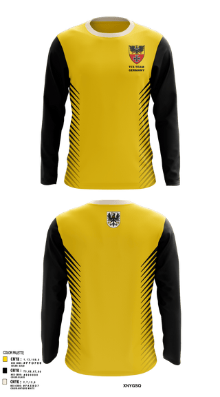 Long Sleeve Performance Shirt, TCS Team Germany, Softball, Teamtime, Team time, sublimation, custom sports apparel, team uniforms, spirit wear, spiritwear, sports uniforms, custom shirts, team store, custom team store, fundraiser sports, apparel fundraiser