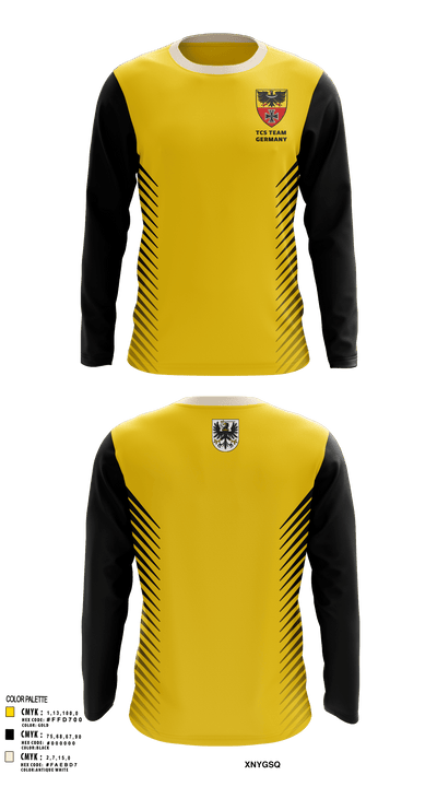 TCS Team Germany 82718628 Long Sleeve Performance Shirt - 1