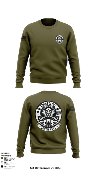 Crew Neck Sweatshirt, BPOA 222, Police, Teamtime, Team time, sublimation, custom sports apparel, team uniforms, spirit wear, spiritwear, sports uniforms, custom shirts, team store, custom team store, fundraiser sports, apparel fundraiser