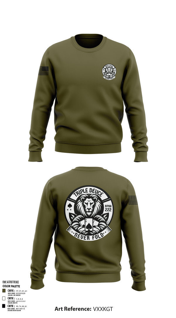 Crew Neck Sweatshirt, BPOA 222, Police, Teamtime, Team time, sublimation, custom sports apparel, team uniforms, spirit wear, spiritwear, sports uniforms, custom shirts, team store, custom team store, fundraiser sports, apparel fundraiser