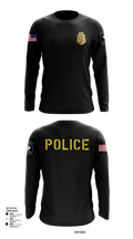 New Ellenton Police Department 612730 Long Sleeve Performance Shirt 1