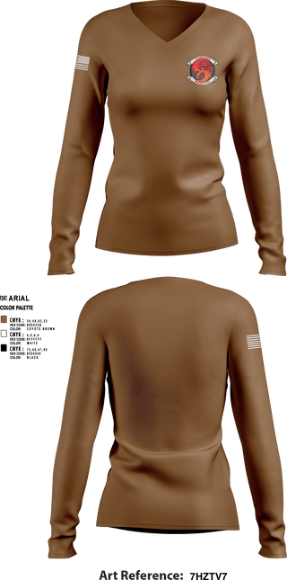 Women's Long Sleeve Vneck Shirt, MWSS-172 Medical, Navy, Teamtime, Team time, sublimation, custom sports apparel, team uniforms, spirit wear, spiritwear, sports uniforms, custom shirts, team store, custom team store, fundraiser sports, apparel fundraiser
