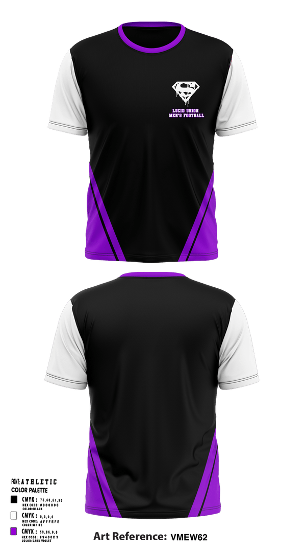 Short Sleeve Performance Shirt, Lucid union, Football, Teamtime, Team time, sublimation, custom sports apparel, team uniforms, spirit wear, spiritwear, sports uniforms, custom shirts, team store, custom team store, fundraiser sports, apparel fundraiser