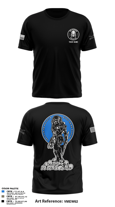 3rd Platoon 50148698 Short Sleeve Performance Shirt - 41