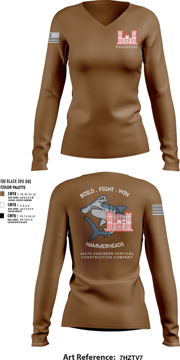 Women's Long Sleeve Vneck Shirt, 465 EVCC, , Teamtime, Team time, sublimation, custom sports apparel, team uniforms, spirit wear, spiritwear, sports uniforms, custom shirts, team store, custom team store, fundraiser sports, apparel fundraiser